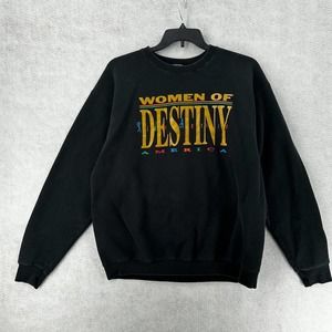 Vintage Fruit of The Loom Sweatshirt Crewneck Size Large Womens‎ of Destiny USA